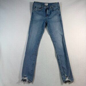 Agolde Jeans Womens 29 Blue Skinny Mid Rise Medium Wash Stretch